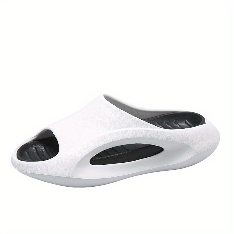 Men's Cloud Slides Non Slip Slippers Open Toe Shoes for Indoor Outdoor
