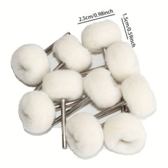 6pcs Mini Drill Abrasive Brush Nylon Buffing Polishing Wheel Rotary Tool Set