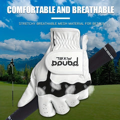 Pixel Panda 1PC Golf Glove High Quality Leather Left Hand Golf Glove