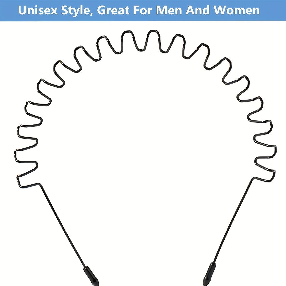 Stylish Unisex Metal Hair Band for Outdoor Sports