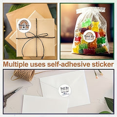 Thank you Bakery Stickers Small Business Envelope Gift Bag 100