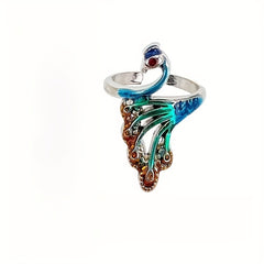 1pc Peacock Crochet Ring Tool for Beginners
