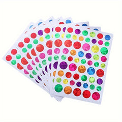 10 Sheets Star Stickers Small Stars Holographic Glitter Foil Stickers