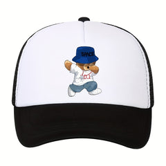 Men's Outdoor Sunshade Baseball Cap Mesh Breathable Trucker Hat