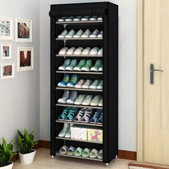 Large Capacity Shoe Cabinet Storage Rack Dustproof Organizer