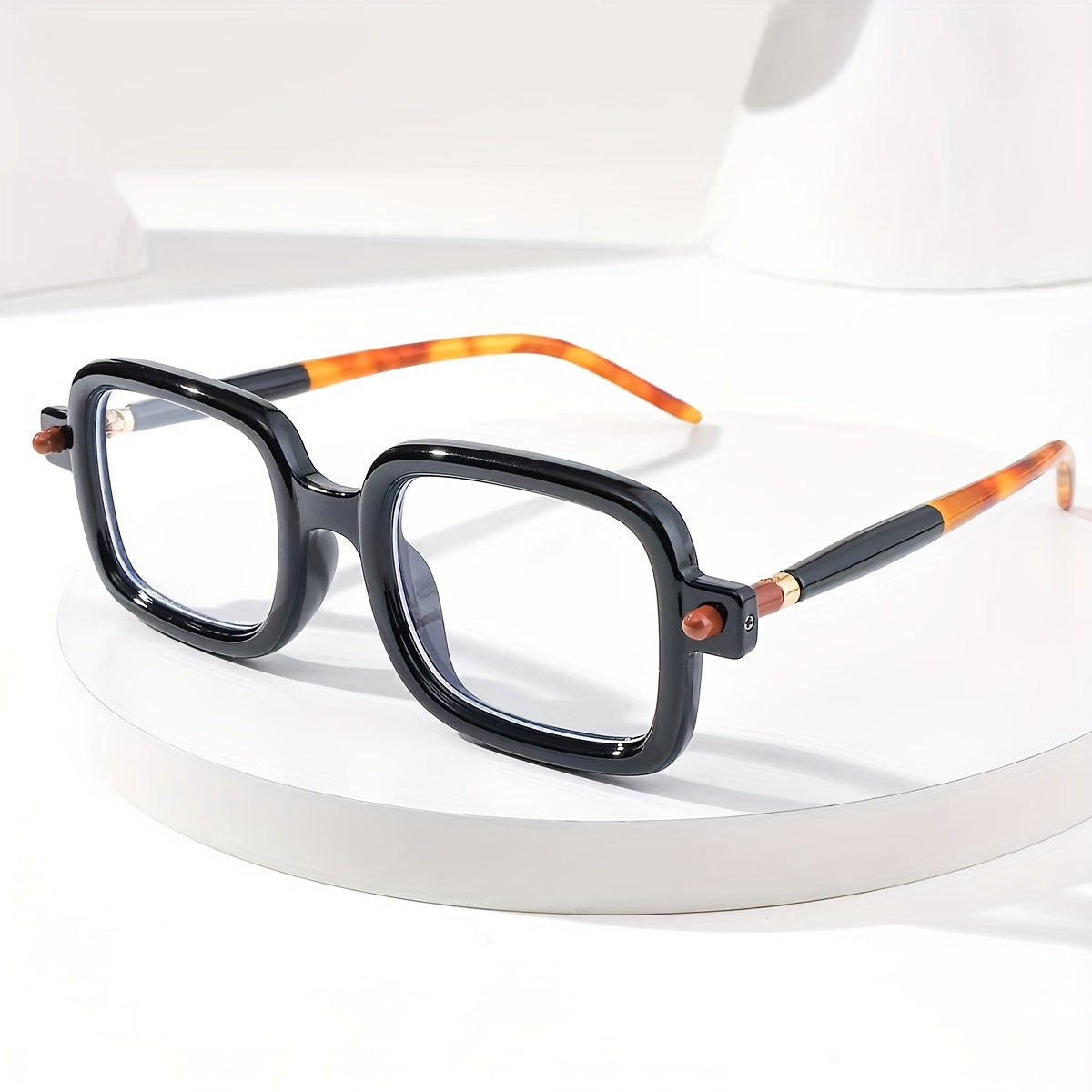 Retro Anti Light Flat Glasses for Men with Glasses Box