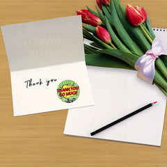 500pcs Children Thank You Stickers Set - School Awards & Party Supplies