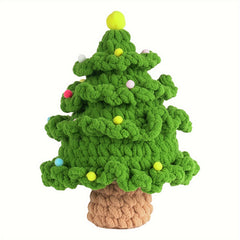 Crochet Ice Stripe Line Christmas Tree DIY Decoration Kit