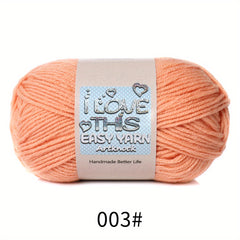 Acrylic Rayon 4ply Milk Yarn Hand Knitting Crochet Worsted 110m 47g
