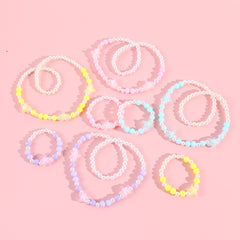 Youth Star Beads Necklace Set for Girls