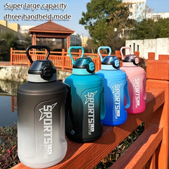 Durable PC Silicone Rubber Sports Water Bottle 1pc