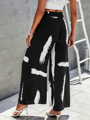 Women's Wide Leg Loose Trousers With Pockets