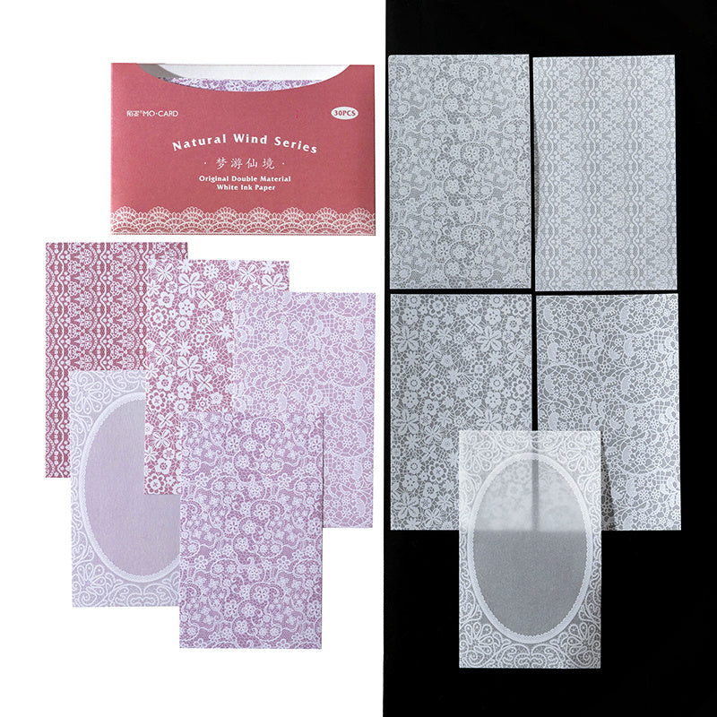 Collage Decor Paper, 20 Writable & 10 Acid Sheets