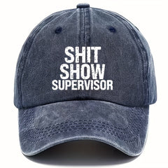 Retro Letter Print Baseball Cap Sun Protection Hat Outdoor Hiking Fishing