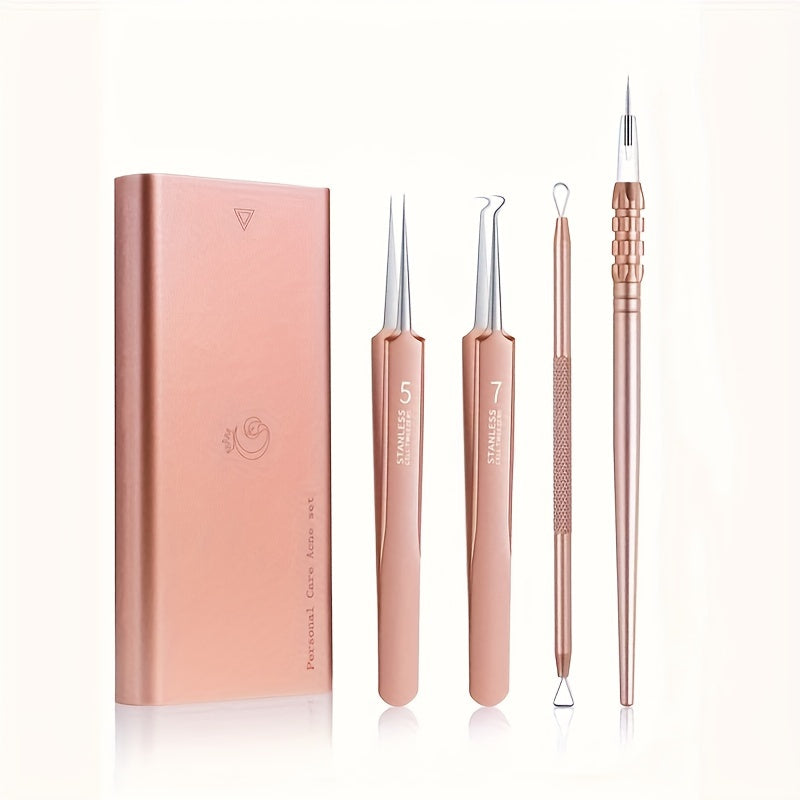 Acne Removal Tool Set Ultra Sharp Cell Clip Blackhead Clip Cleaning Artifact
