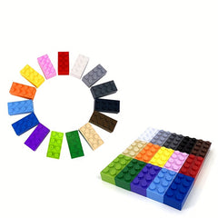 40pcs 2x4 High Bricks Small Building Blocks Compatible With Multiple Main Brands