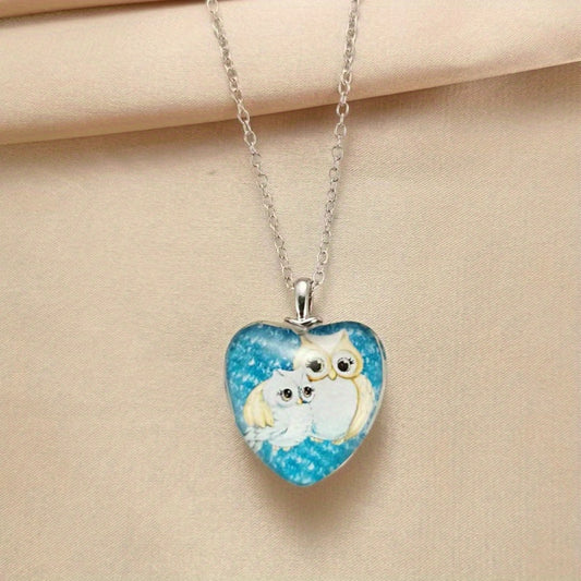 Owl Pendant Necklace Casual Jewelry Holiday Anniversary Gift