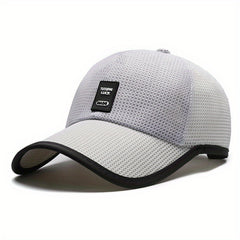 Men's Adjustable Mesh Baseball Cap Sunscreen Trucker Hat