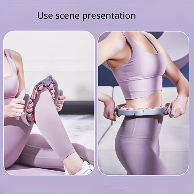 Yoga Fitness Roller With Leg Clamp Roller Massager