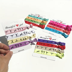4pcs Gymnastics Sports Elastic Headband Hair Accessories for Girls