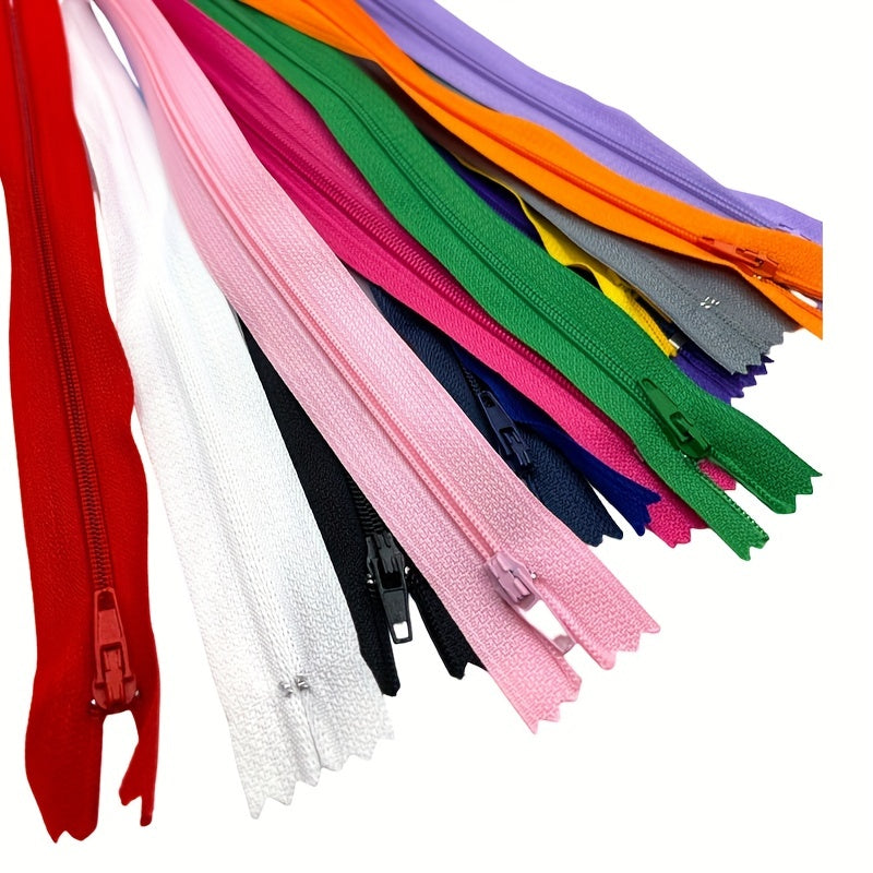 5pcs 9.8" Nylon Zippers for Sewing Crafts - DIY Clothing Decoration
