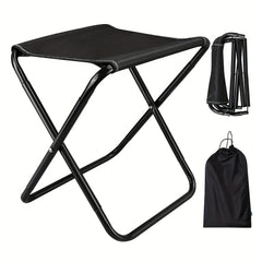 Portable Folding Stool With Carry Bag for Outdoor Travel Hiking BBQ Fishing