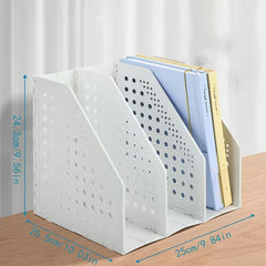 Desktop Book Storage Organizer for Classifying Books and Documents