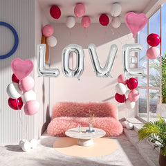 Love Shaped Balloon Champagne Wedding Decor
