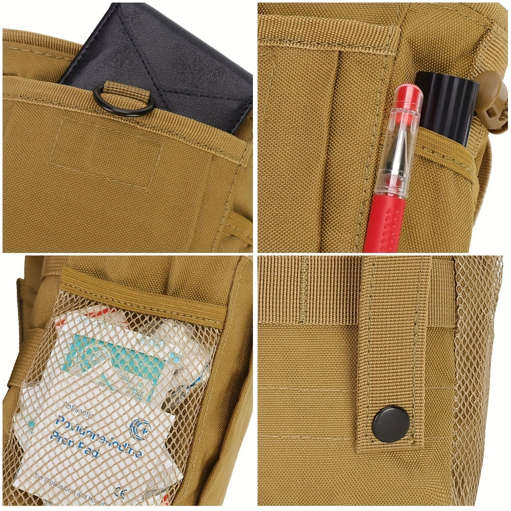 Outdoor Recycling Bag Molle Dump Pouch Drawstring