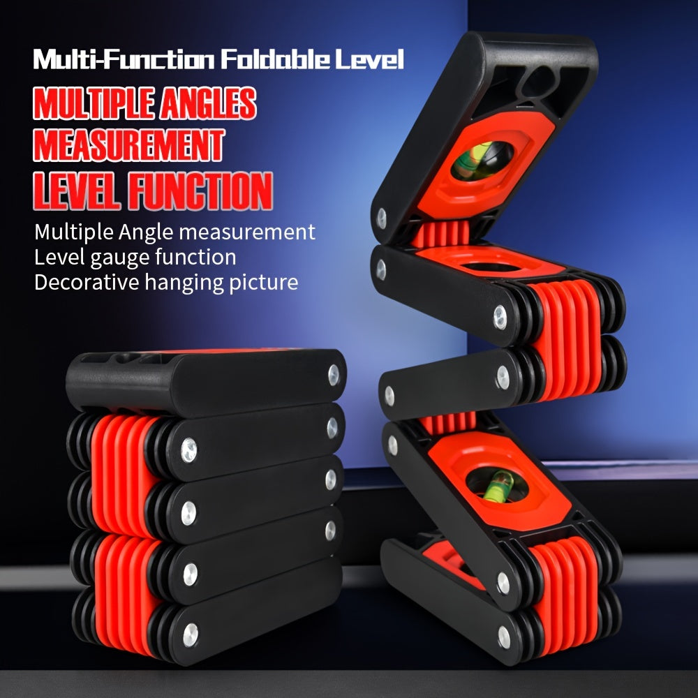 Folding Level 28 Inch - Precise Angle Measurement Woodworking Tool