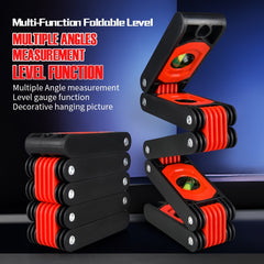 Folding Level 28 Inch - Precise Angle Measurement Woodworking Tool