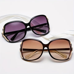 Oversized Camellia Flower Sunglasses UV400