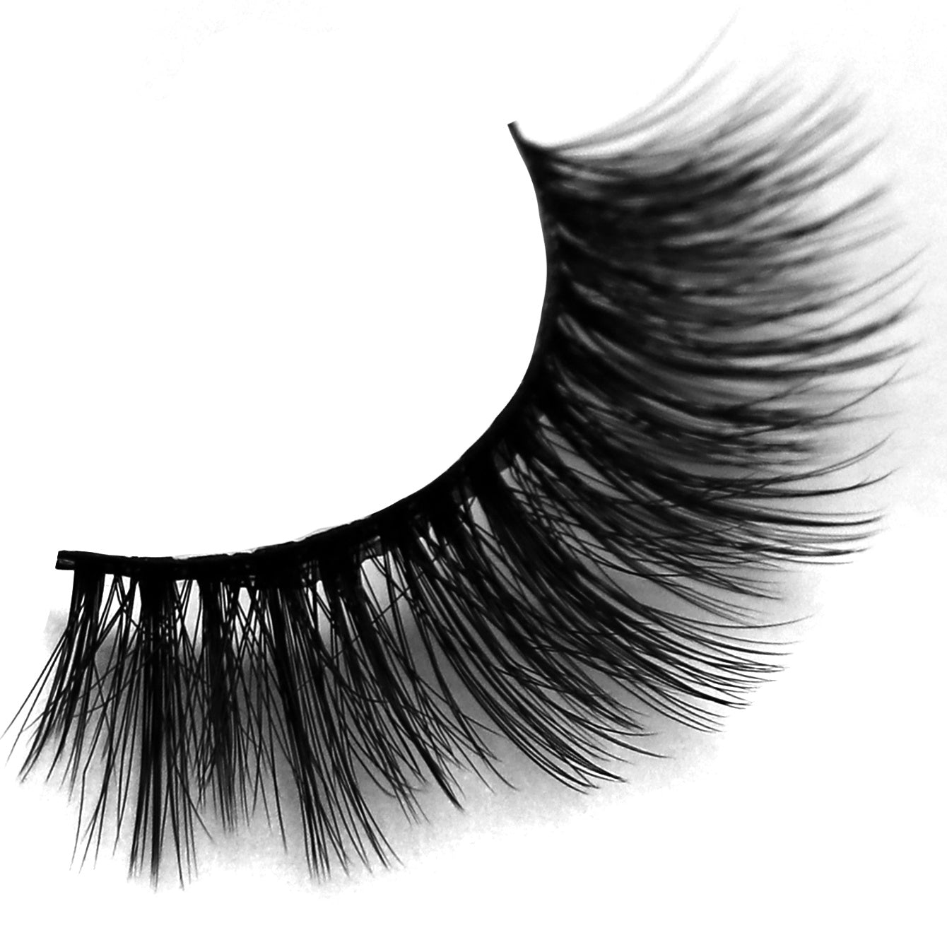 Full Strip Eyelashes Curling Fluffy Wispy False Eyelashes