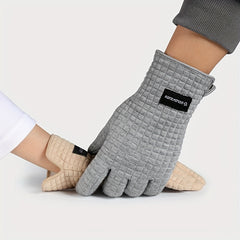 Winter Velvet Warm Gloves Touch Screen Windproof