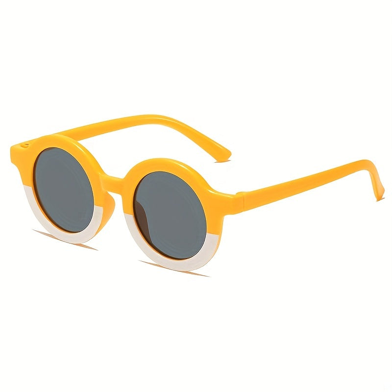 Kids Leopard Print Sunglasses Round Frame Outdoor Activities