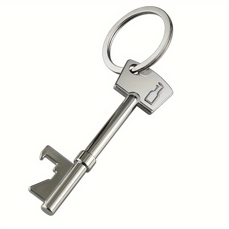 Multifunctional Keychain With Bottle Opener Metal Keyring Pendant