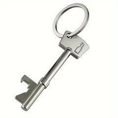 Multifunctional Keychain With Bottle Opener Metal Keyring Pendant