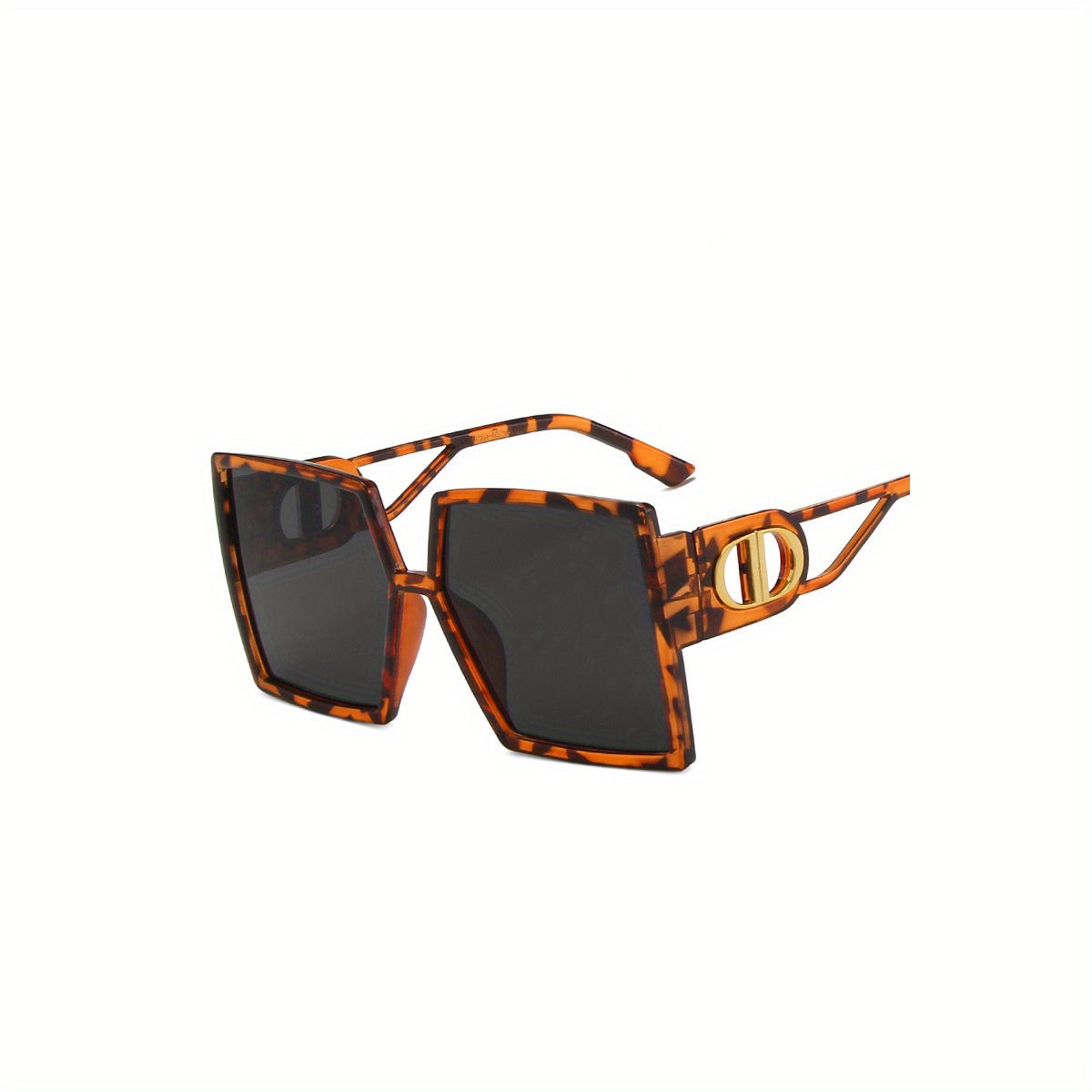 Vintage Large Frame Sunglasses European American Style