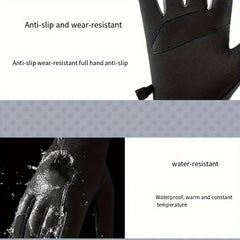 Winter Cycling Gloves Touch Screen Velvet Warm Gloves For Men Women