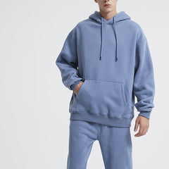 Men's Cerulean Hoodie Casual Hooded Sweatshirt