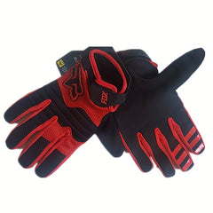 FOX Leather Label Breathable Racing Cycling Gloves for Men and Women