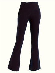 High Waist Seamless Yoga Pants Butt Lifting Flared Leggings