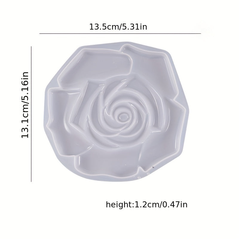 Silicone Flower Coaster Resin Molds for DIY Epoxy Casting Cup Mat Home Decor