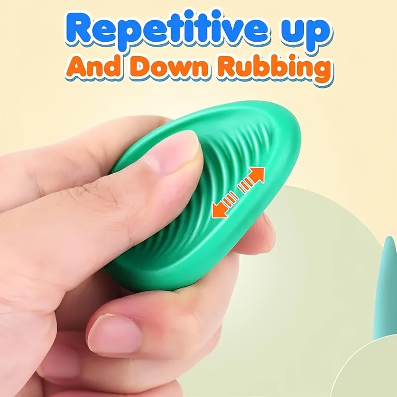 Soft Silicone Relax Stones Sensory Fidget Toys Halloween Christmas Winter