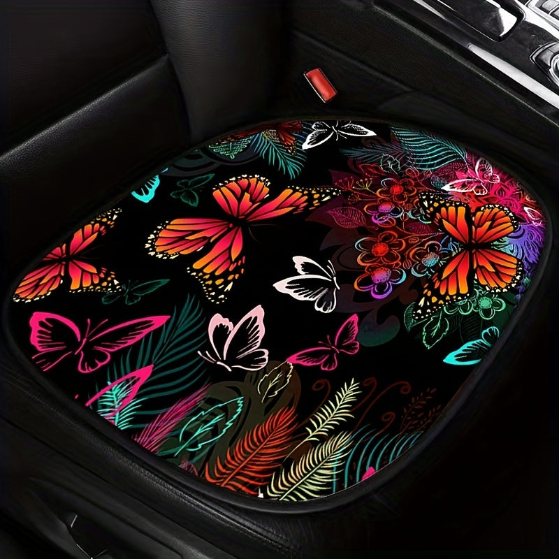 Butterfly Pattern Car Seat Cushion - Universal Four Seasons Cover