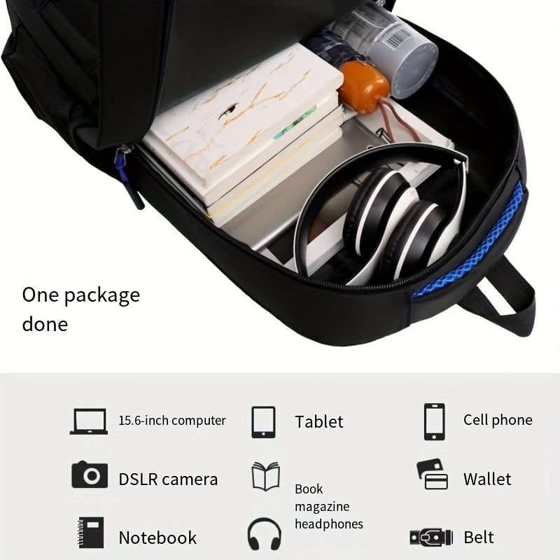 Men's Travel Backpack Large Capacity Computer Bag