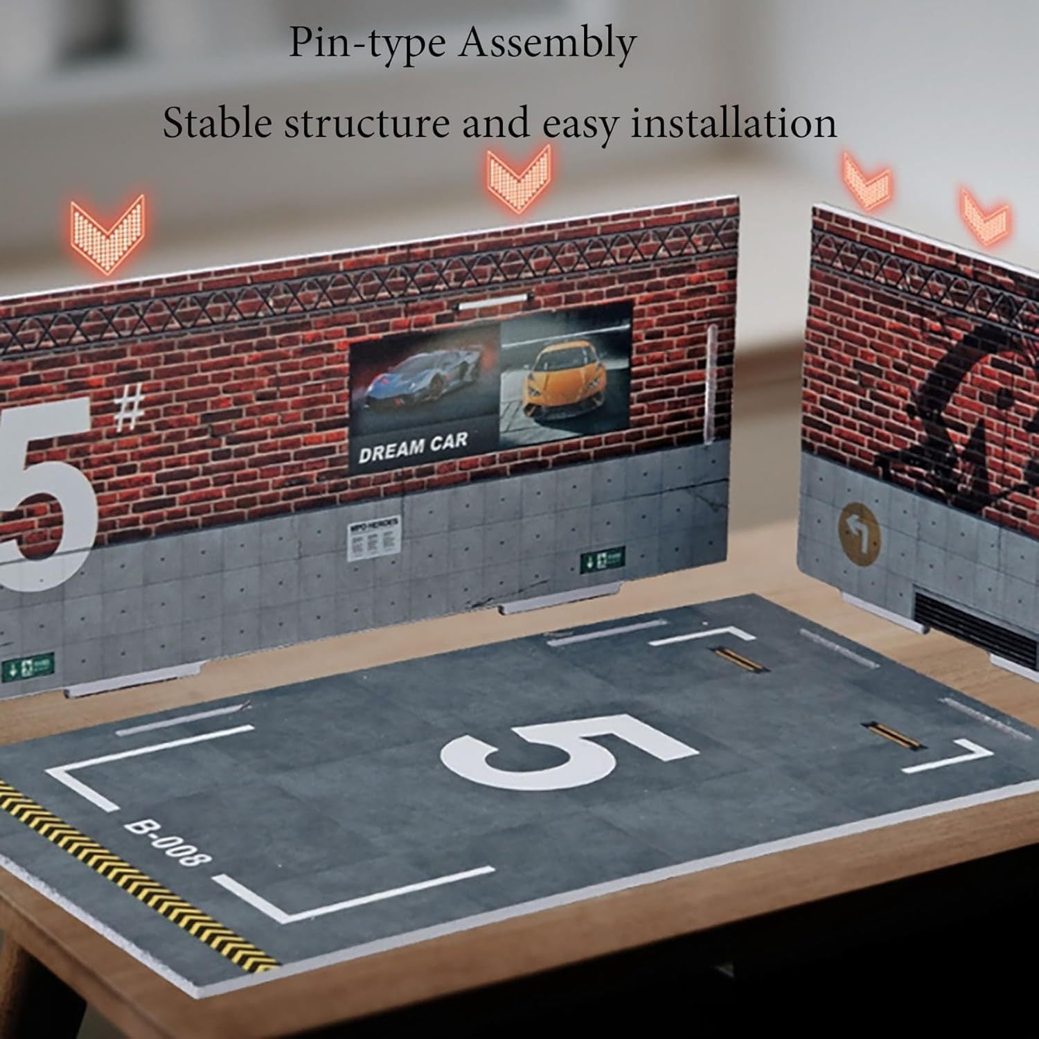 1:24 Scale Parking Garage Model - Durable PVC - UV Resistant