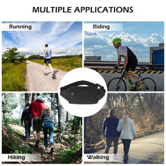 Waterproof Waist Bag for Running and Fitness with Earplug Hole