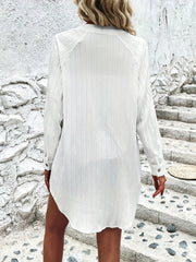 Blouse Women's Plus Ribbed Raglan Sleeve V Neck Top