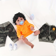 19 Inch Silicone Body Boy Doll Hot Selling Christmas Gift For Children